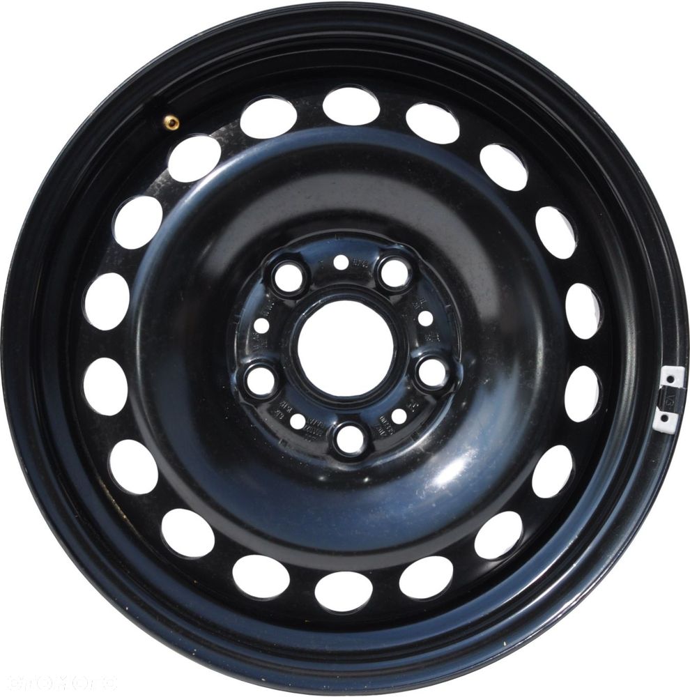 4x OEM FELGI STALOWE 15 5x112 SKODA OCTAVIA VW PASSAT GOLF 5 6 7 - 1
