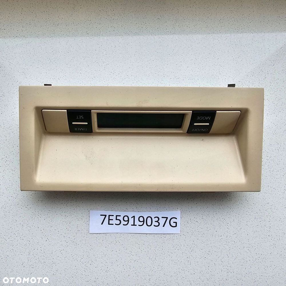 VW T5 LIFT T6 panel sterowania wyświetlacz WEBASTO 7E5919037G - 1