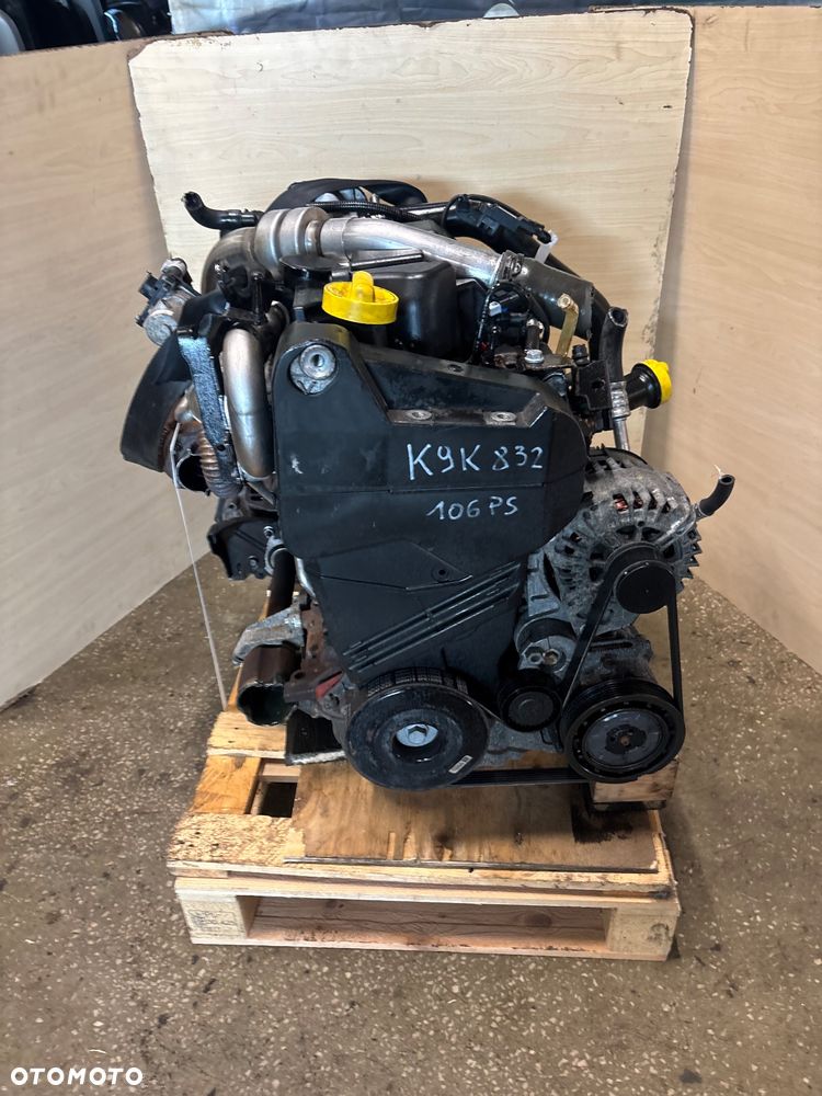 SILNIK KOMPLETNY RENAULT SCENIC III MEGANE III 1.5 DCI K9KG832 K9K832 film video - 1