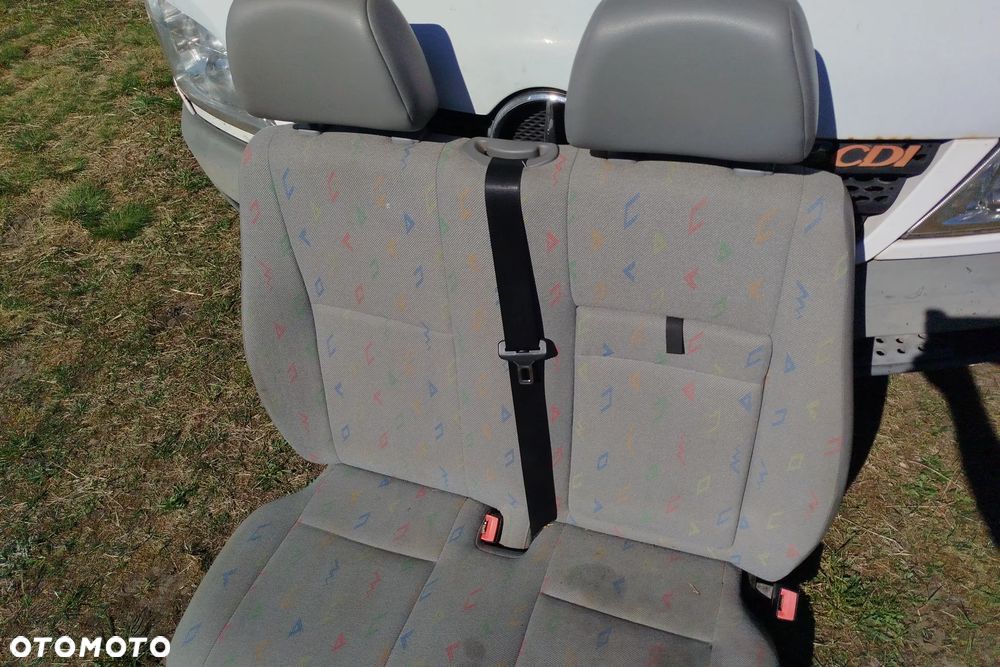 ławka przód przednia fotele prawa 2-osoby kanapa do MERCEDES Sprinter W906 lub Volkswagen Crafter I 05- - 3