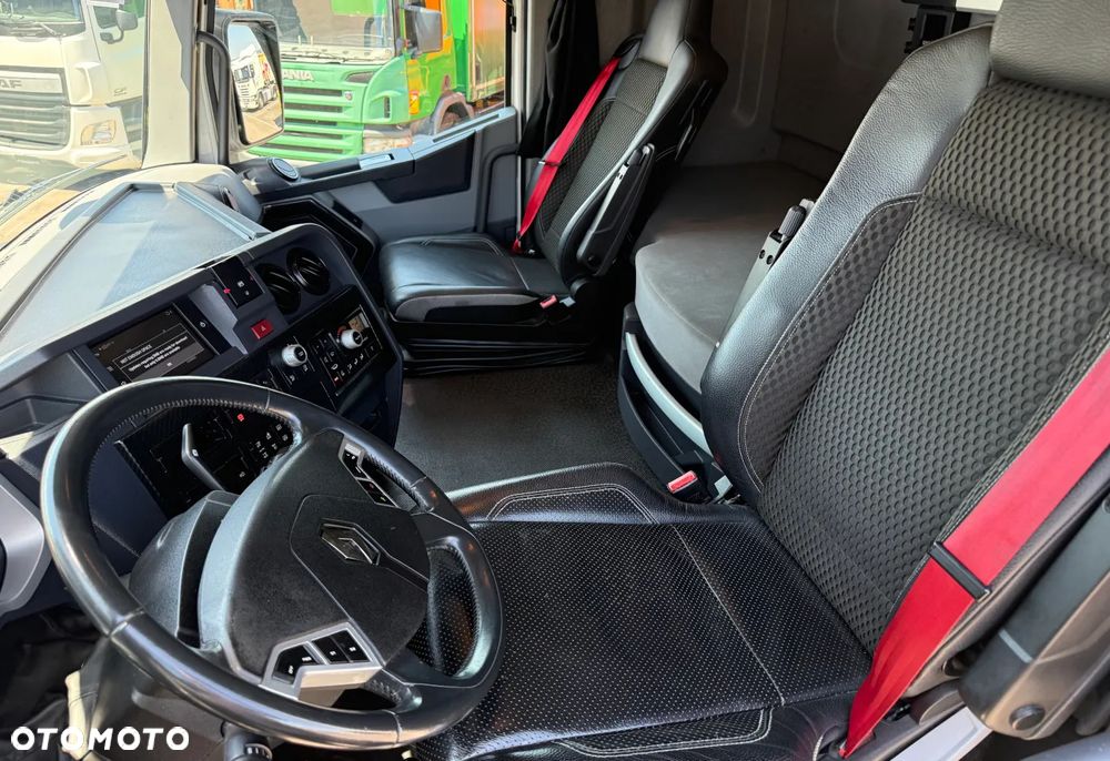 Renault T 430 / CHŁODNIA / SCHMITZ / WINDA / 6×2 /  21 EUROPALET / SYPIALKA / 3 OSIE  /  PRZEBIEG TYLKO  199 TYŚ  / AUTOMAT / JAK NOWA / E6 / SPROWADZONA / - 19