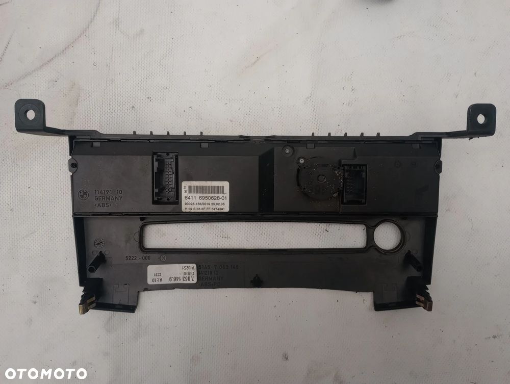 BMW E60 Panel Sterowania Klimatyzacji 6950628 - 2