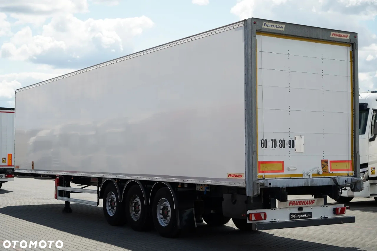 Fruehauf KONTENER / KOFFER /  DOPPLESTOCK / OSIE SAF / 2 OSIE  PODNOSZONE / ROLETA / MOCNA PODŁOGA: SZYNA DESKA - 6