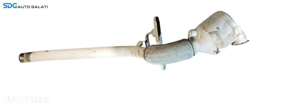 Catalizator Galerie Evacuare cu Racord Flexibil Skoda Octavia 2 1.9 TDI 2004 - 2013 Cod 1K0131690AK 1K0178DA [M9288] - 1