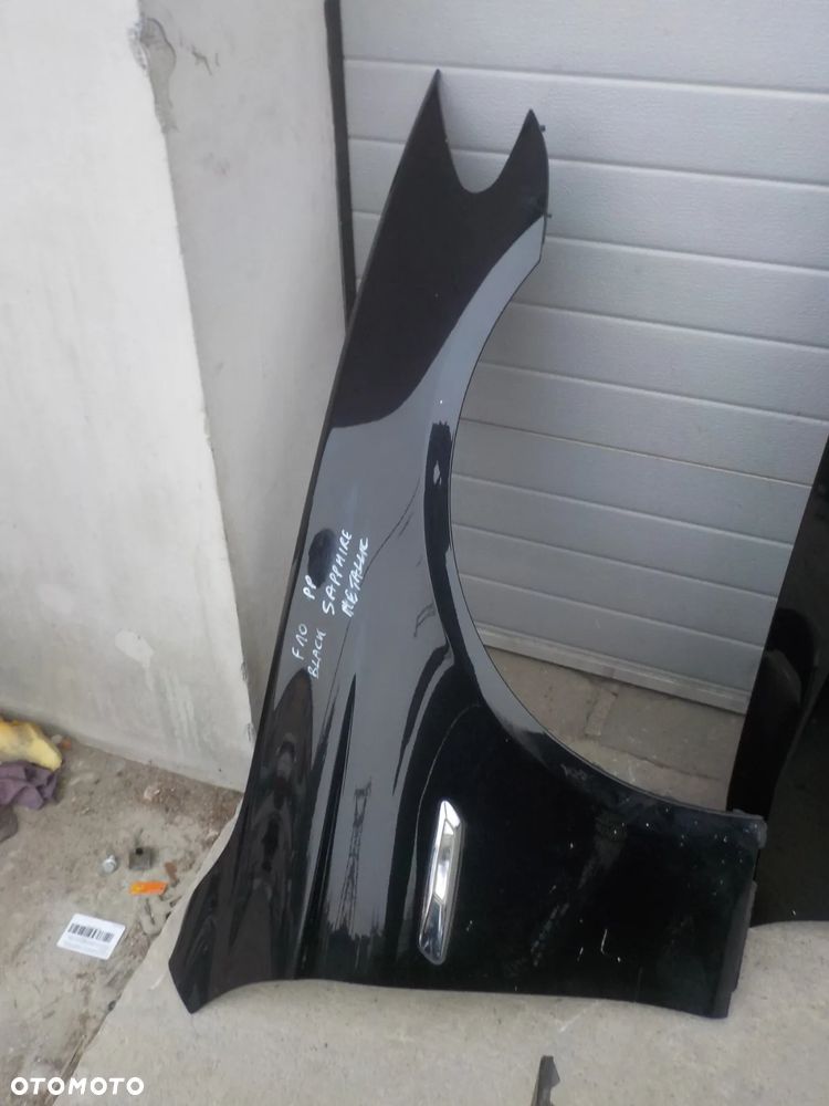 BMW SERIA 5 F10 KOMPLETNY PRZÓD MASKA ZDERZAK BŁOTNIK LAMPY PAS PRZEDNI KOLOR BLACK SAPPHIRE METALLIC - 6
