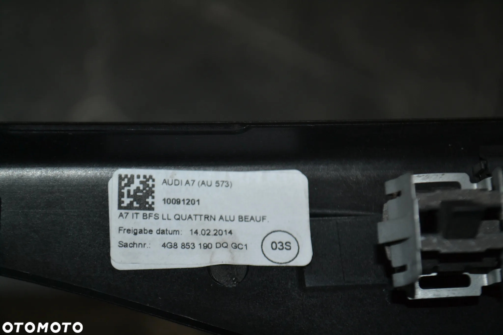 AUDI A7 S7 QUATTRO Competition DEKOR DEKORY LISTWY OZDOBNE WNĘTRZA  BEAUFOR KPL - 18