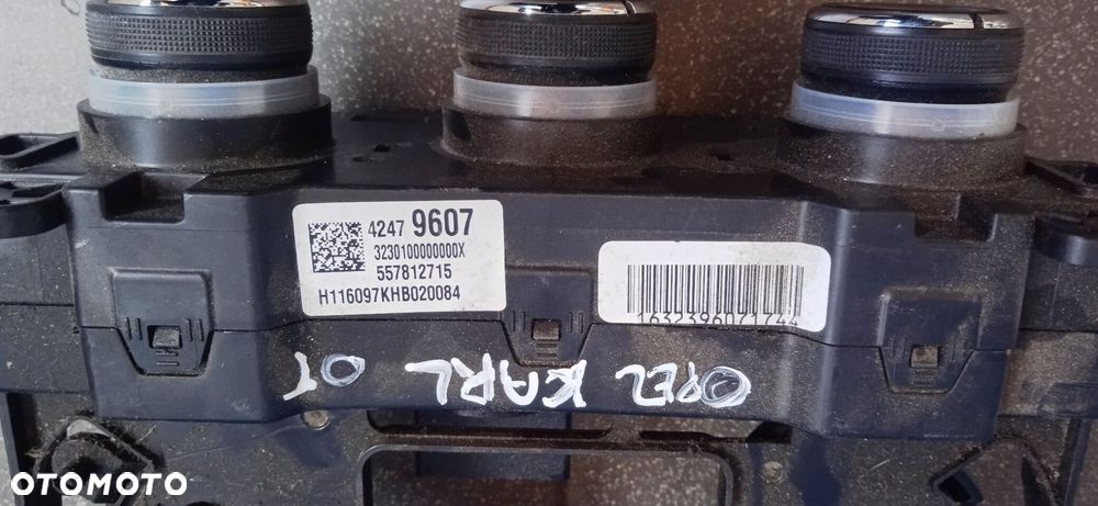 Panel klimatyzacji Opel Karl 42479607 - 2