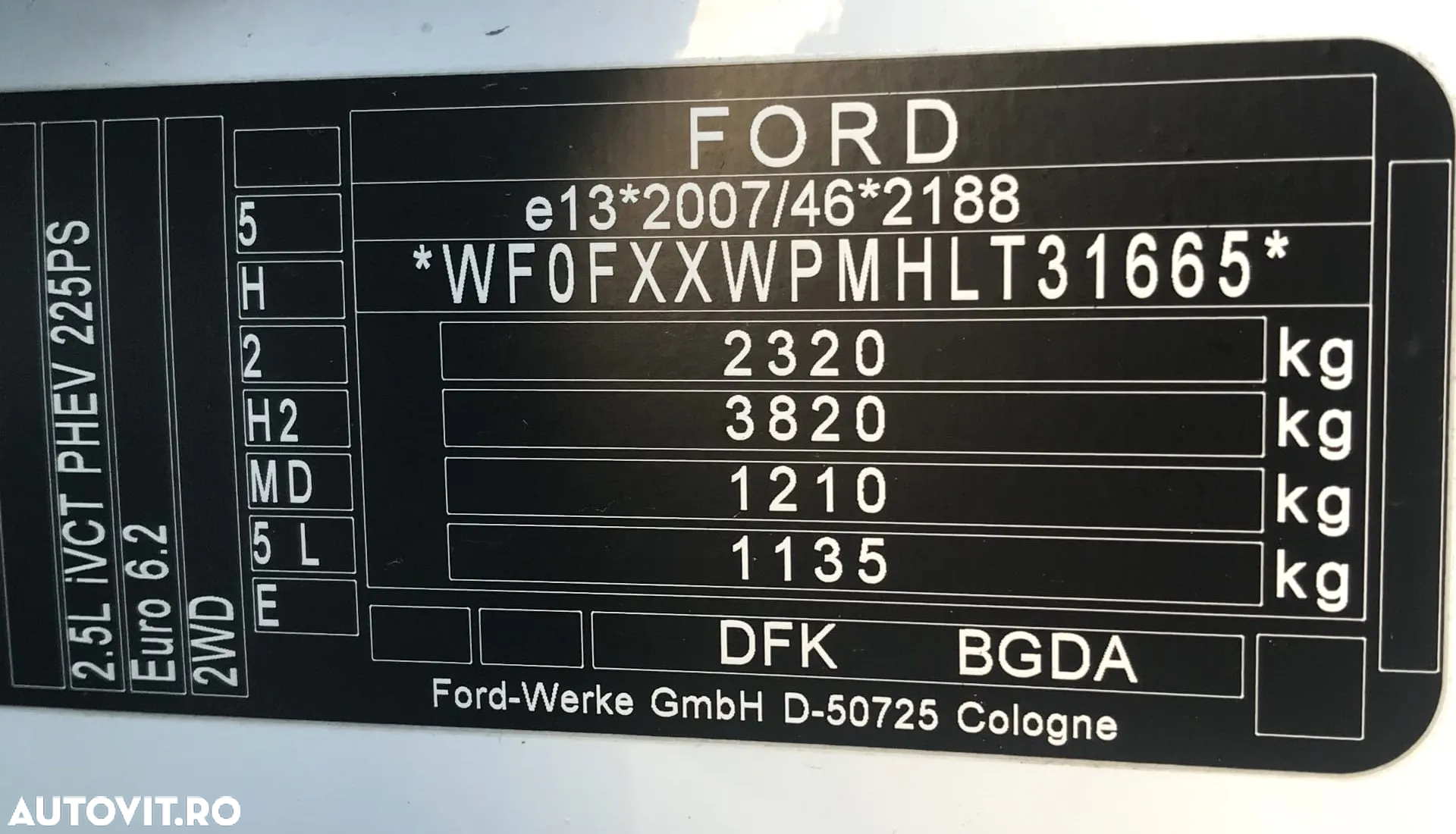 Ford Kuga 2.5 Duratec PHEV Titanium - 8