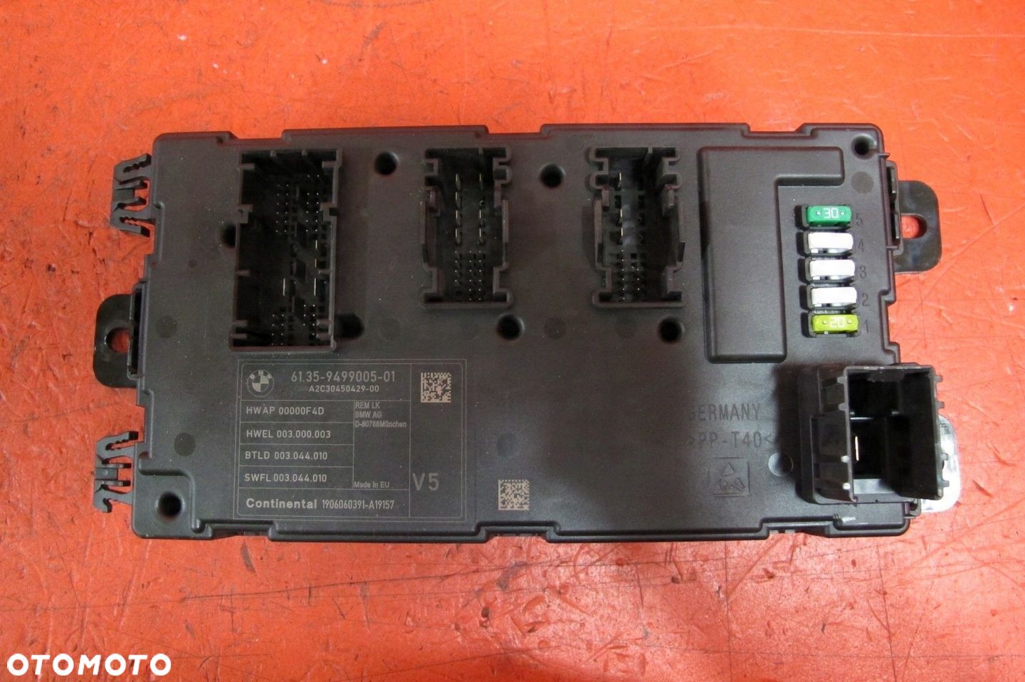 BMW 1 F21 LCI F20 F30 F32 MODUŁ STEROWNIK SKRZYNKA REM BSI 9499005 - 1