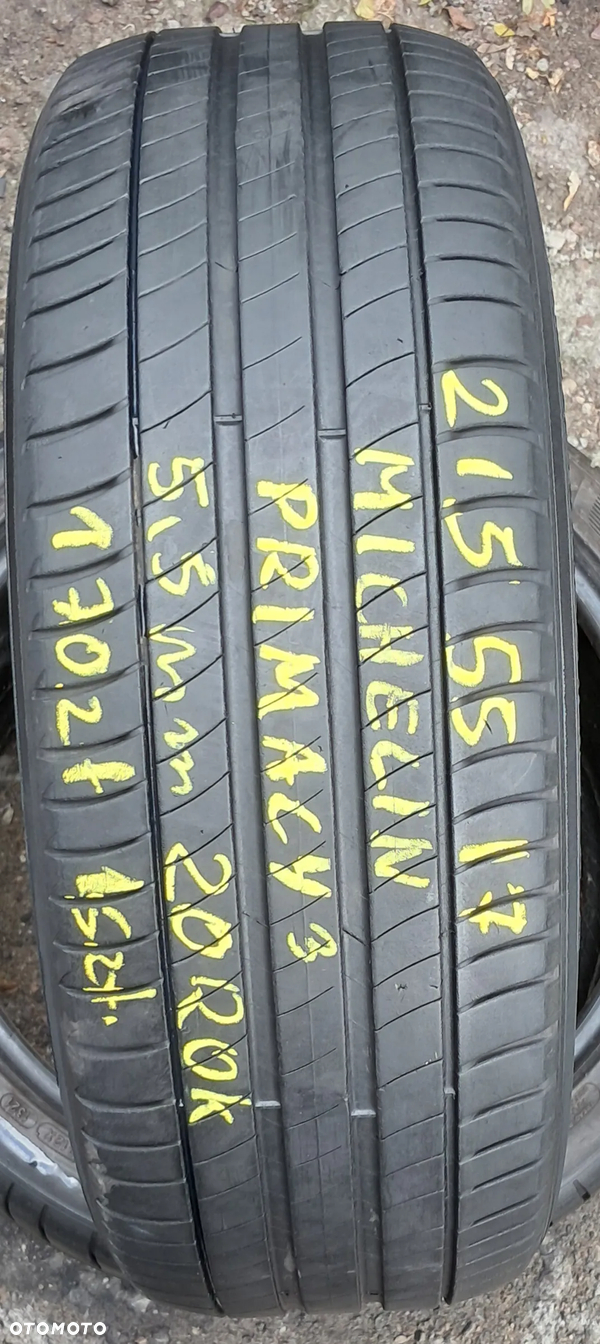 215/55/17 Michelin primacy 3 1szt