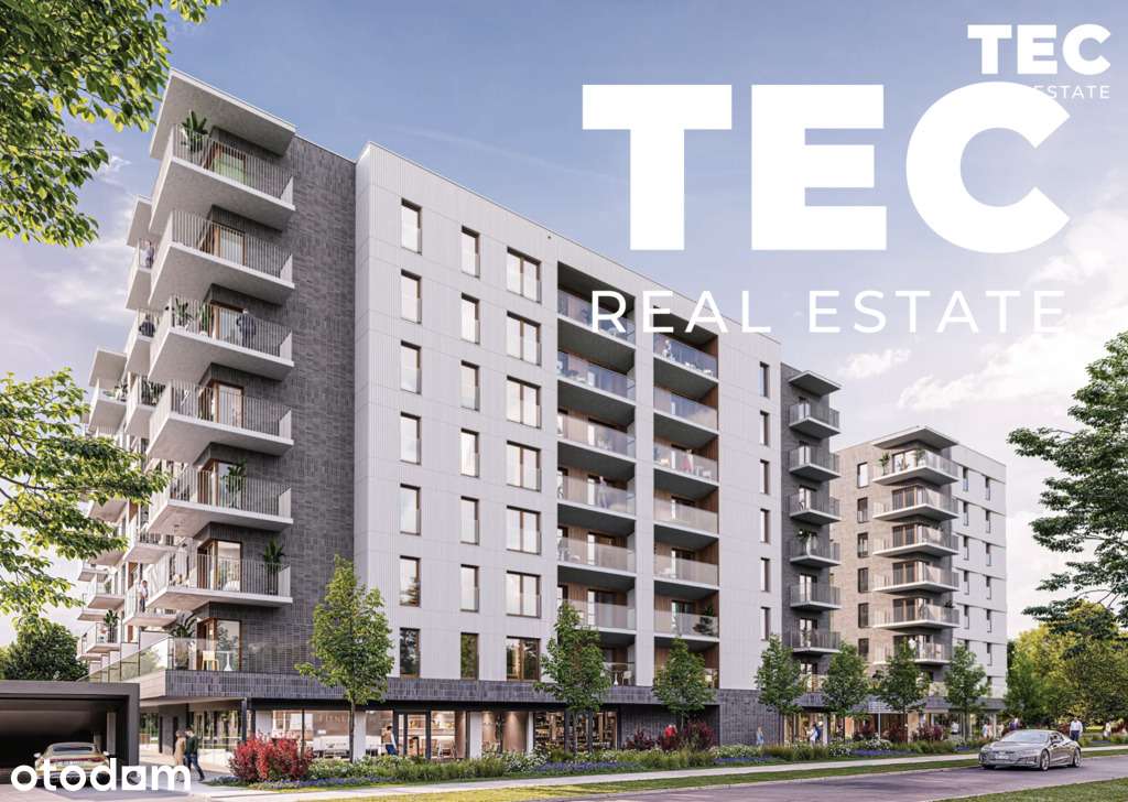 Zabłocie | 2 pokoje 48,7 m² | Duży balkon 8,5 m²