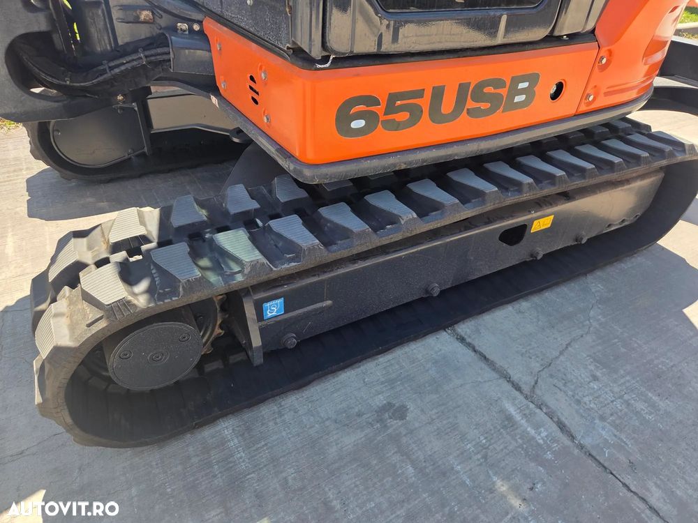 Hitachi ZX65-6, 2021, 2.005h, CUPLA RAPIDA+3 CUPE+PICON, senile cauciuc NOI, latime 2m, ad sapare 4,5m, Masa operatinala 6,5tone, inst picon, inst rotire, LAMA nivelare, aer cond, ridica 4tone,posibil leasing 4 ani, STARE FOARTE BUNA, PROMOTIE 51.900 EUR+Tva - 13