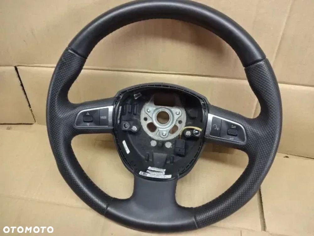 Kierownica Multifunkcyjna Skórzana AUDI A3 8P A4 B8 A5 8T Q5 8R 8R0419091F - 6