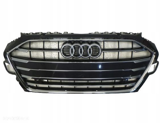 AUDI A4 B9 LIFT GRILL ATRAPA CHŁODNICY ZNACZEK CHROM / CZARNY PDC ORYGINAŁ - 2