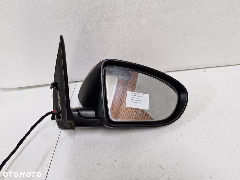 NISSAN QASHQAI 1 I J10 LIFT LUSTERKO DRZWI PRAWE 7 PIN NAJ G UK - 6