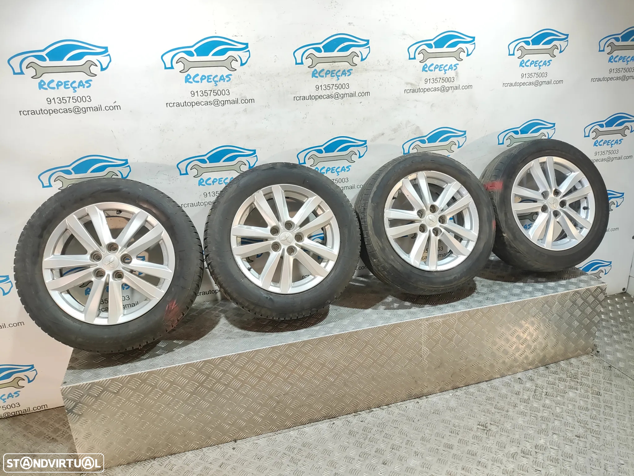 Conjunto Jantes 17 Originais Mitsubishi ASX 6,5J ET46 5x114,3 - 9