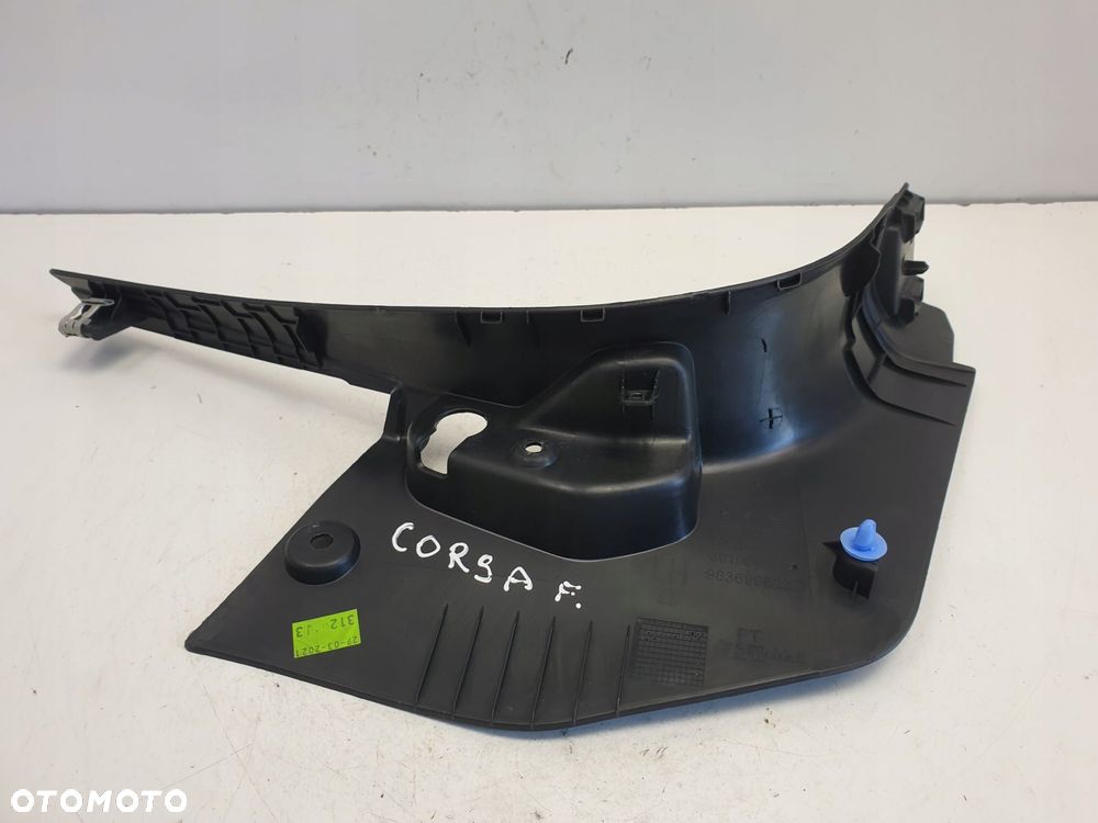 Opel Corsa F LEWA TYLNA LISTWA SŁUPKA osłona tył - 5