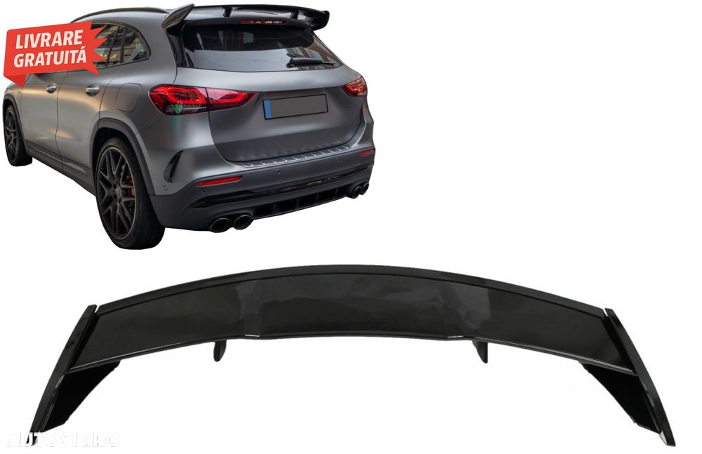 Eleron Portbagaj Mercedes GLA H247 (2020-up) Negru Lucios- livrare gratuita - 14