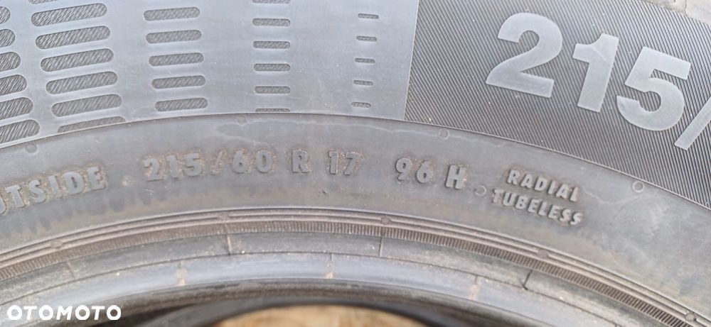215/60R17 CONTINENTAL , dwie opony letnie. - 6
