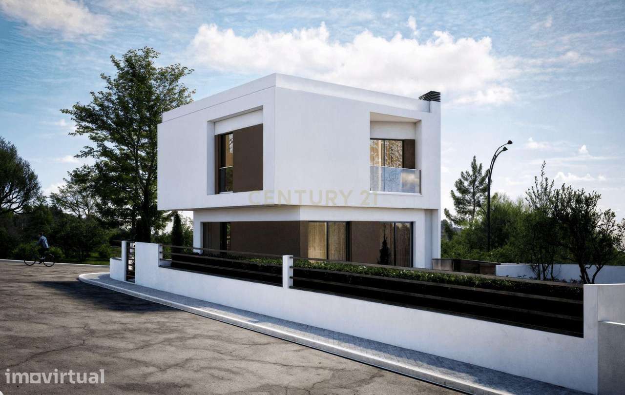Terreno com projeto aprovado para moradia moderna na Charneca da Capar - Grande imagem: 5/18