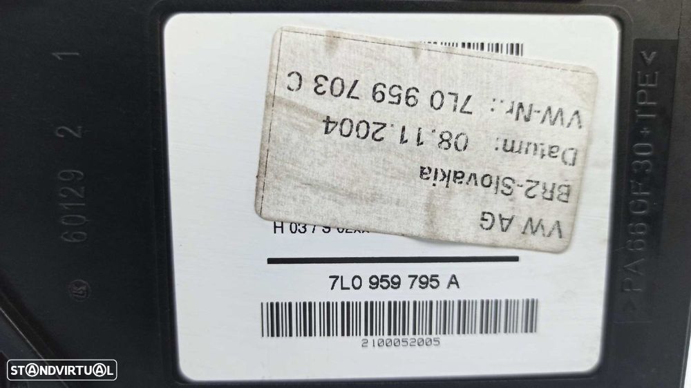 MOTOR ELEVADOR TRASEIRO ESQUERDO VOLKSWAGEN TOUAREG (7LA) TDI R5 - 8