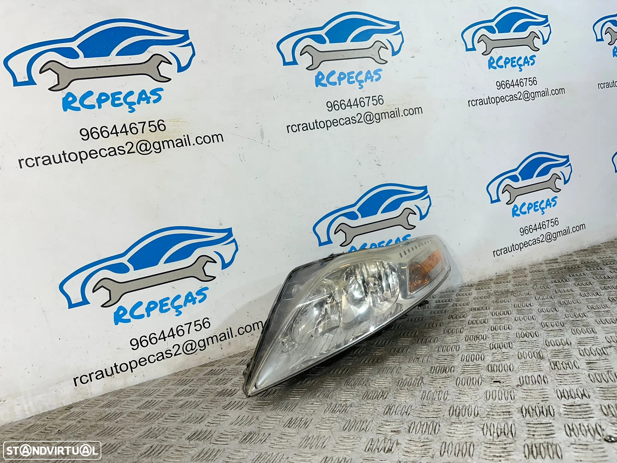 .Conjunto Oticas Faróis Frontal Frente Esquerda Direita Original Halogénio Ford Mondeo 4 MK4 2006 - 2014 7S71-13W030-BK 7S71-13W029-BH - 12