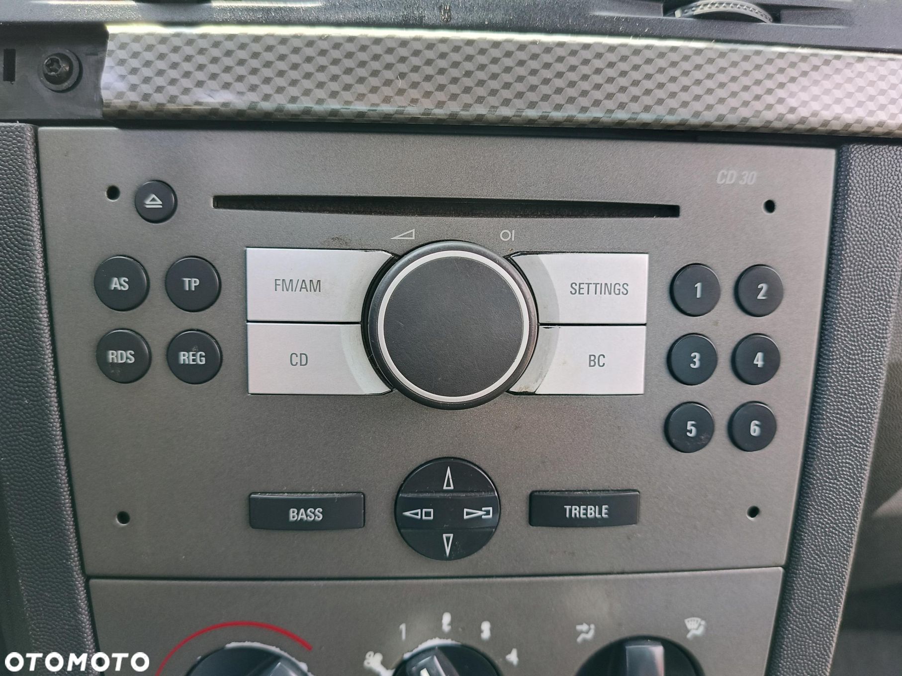 Opel Meriva A FL 03-10 RADIO ORYGINALNE CD - brak kodu - 1