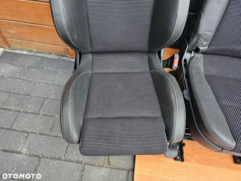 FOTELE TAPICERKA BOCZKI PÓŁSKÓRA RECARO OPEL MERIVA A OPC EUROPA LĘDŹWIA - 12