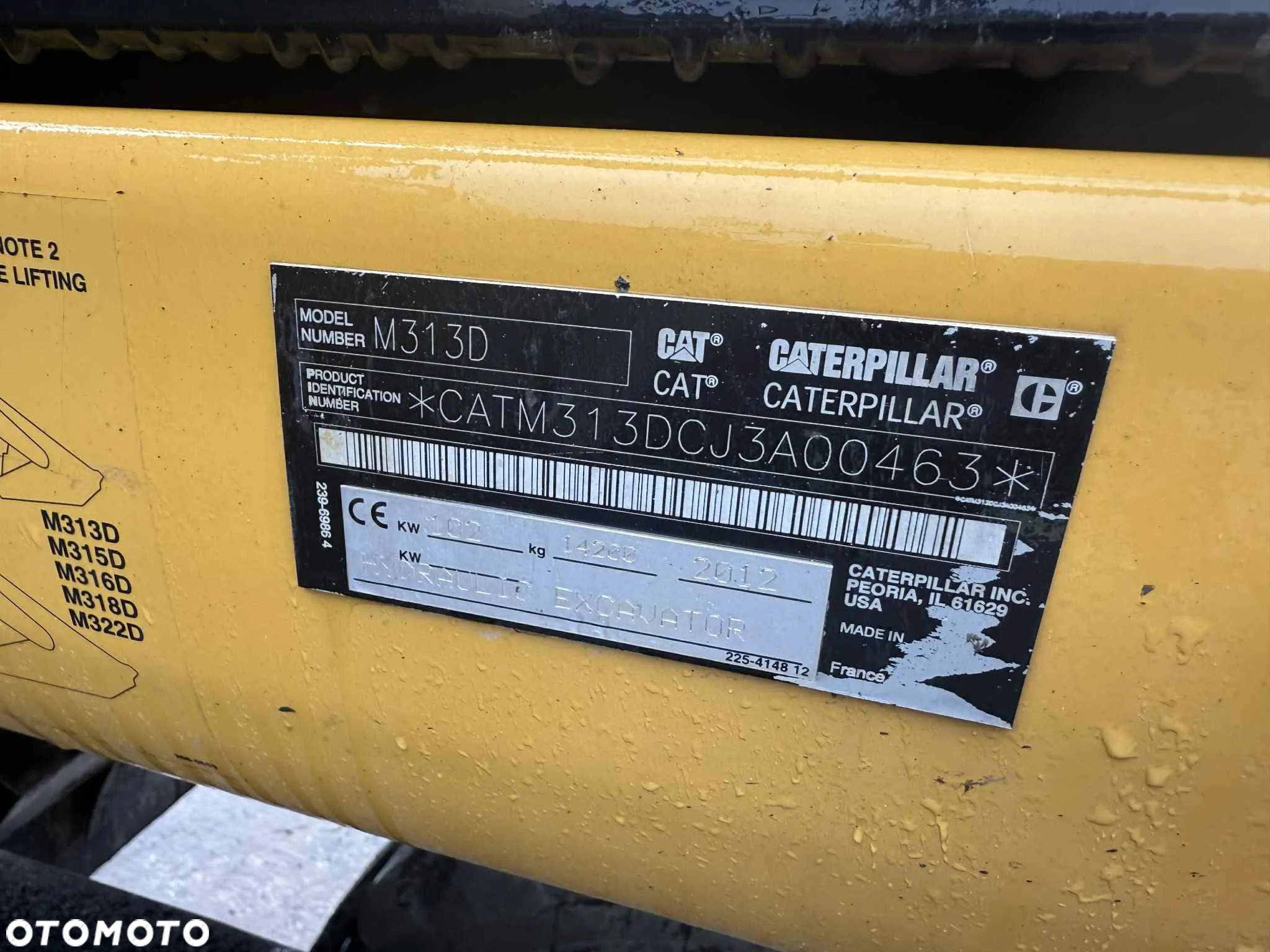 Caterpillar Cat M313D 8218 mtg Bez Edblue i DPF z Niemiec - 11