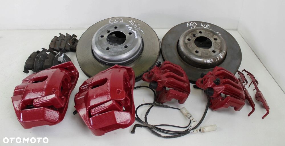 TARCZE TYŁ TYLNE BMW E60 E61 E63 E64 345MM 4.4 V8 BENZYNA - 1