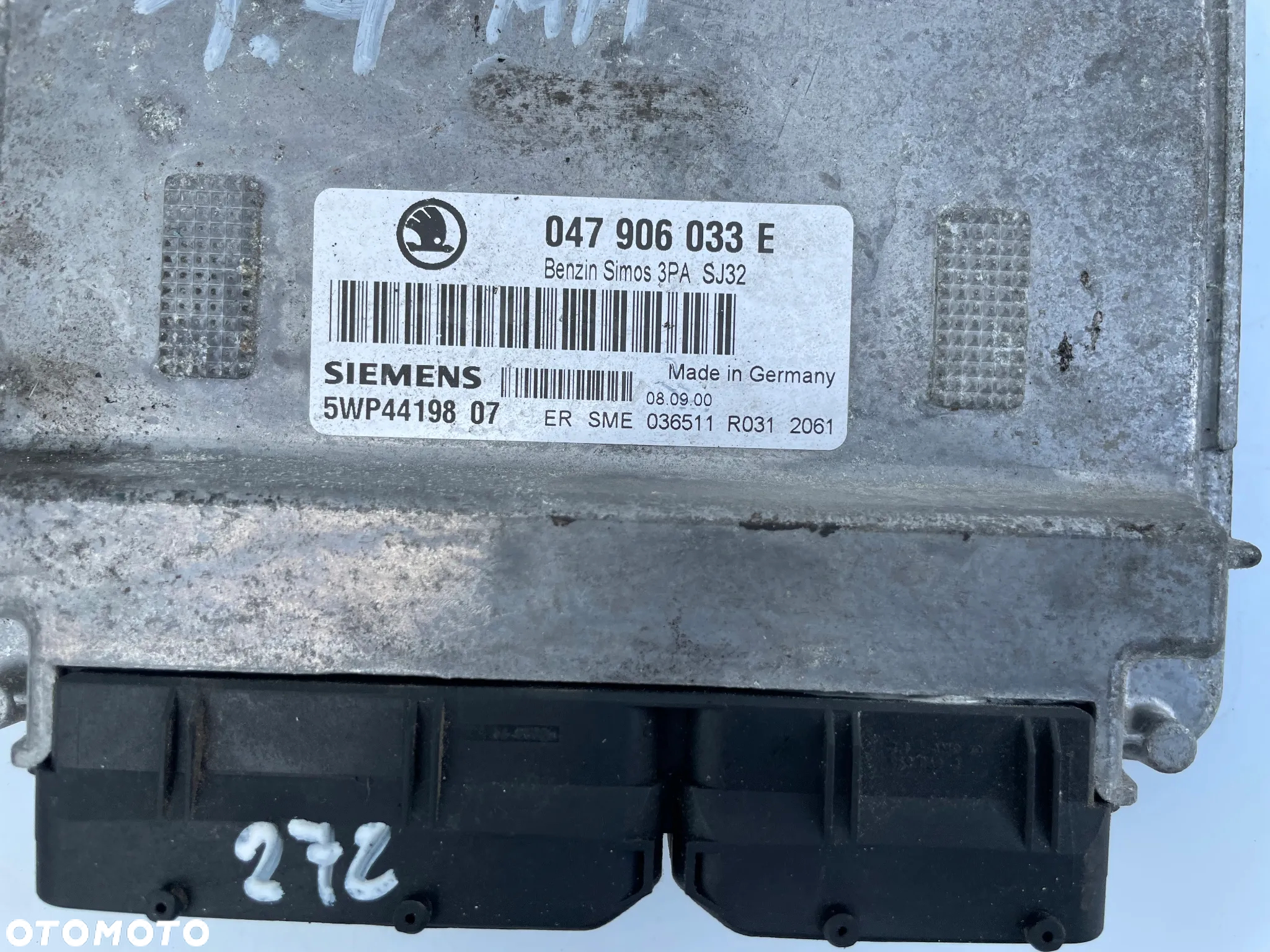 Sterownik silnika Skoda Fabia I 1.4 MPI 047906033E - 2