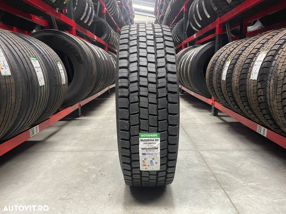 Anvelopa NOUA 315/70R22.5 Goodride Multi Drive Eco D2, M+S*, Regional, Tractiune,  154/150L - 2