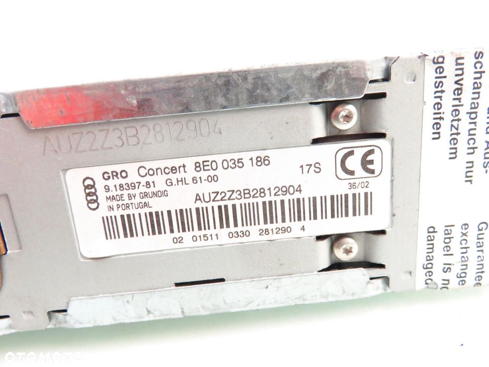RADIO AUDI A4 B6 Avant (8E5) 8E0035186 - 4