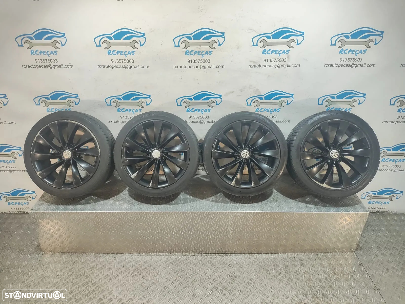 Jantes 18 Polegadas Interlagos - Originais VW Volkswagen - 5x112 - 3C8601025D - Scirocco | Passat | Audi | Golf | CC | Jetta | Seat - 10