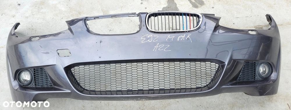 ZDERZAK PRZÓD PRZEDNI M PAKIET BMW E92 E93 A22 SPARKLING GRAPHITE - 1