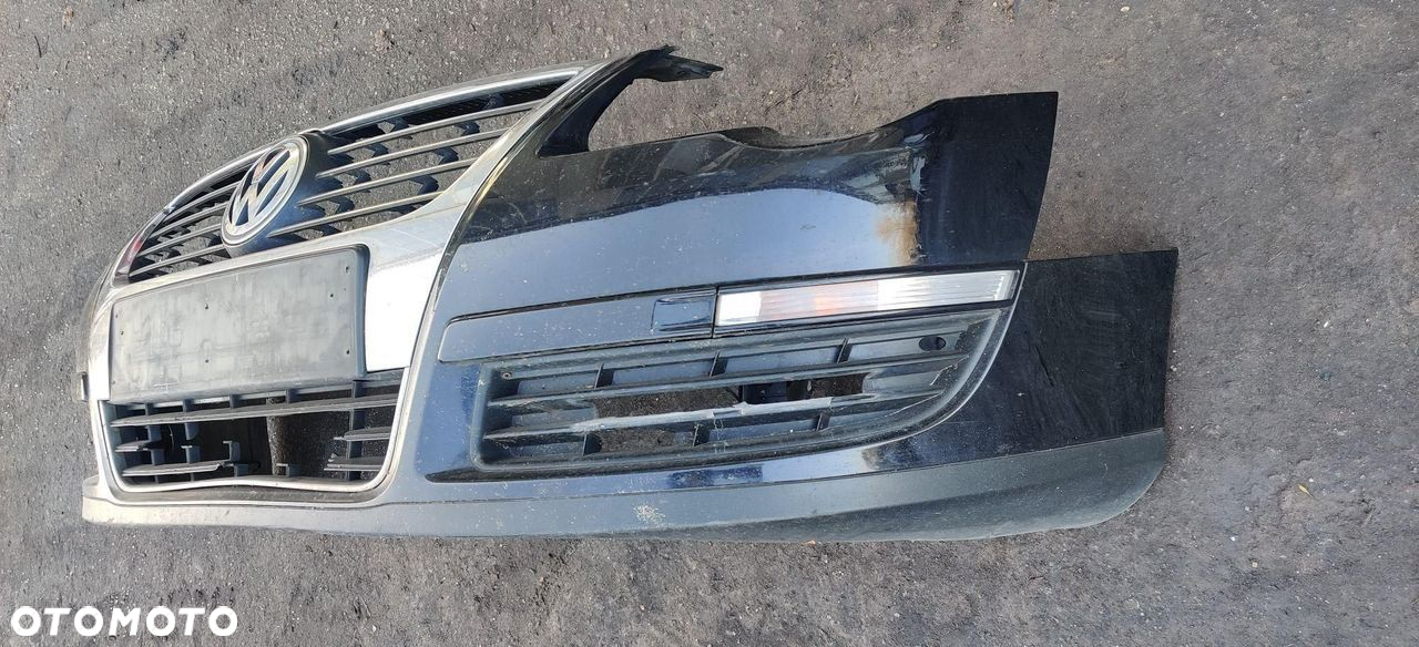 ZDERZAK PRZEDNI PRZÓD CZARNY VW PASSAT B6 - 3