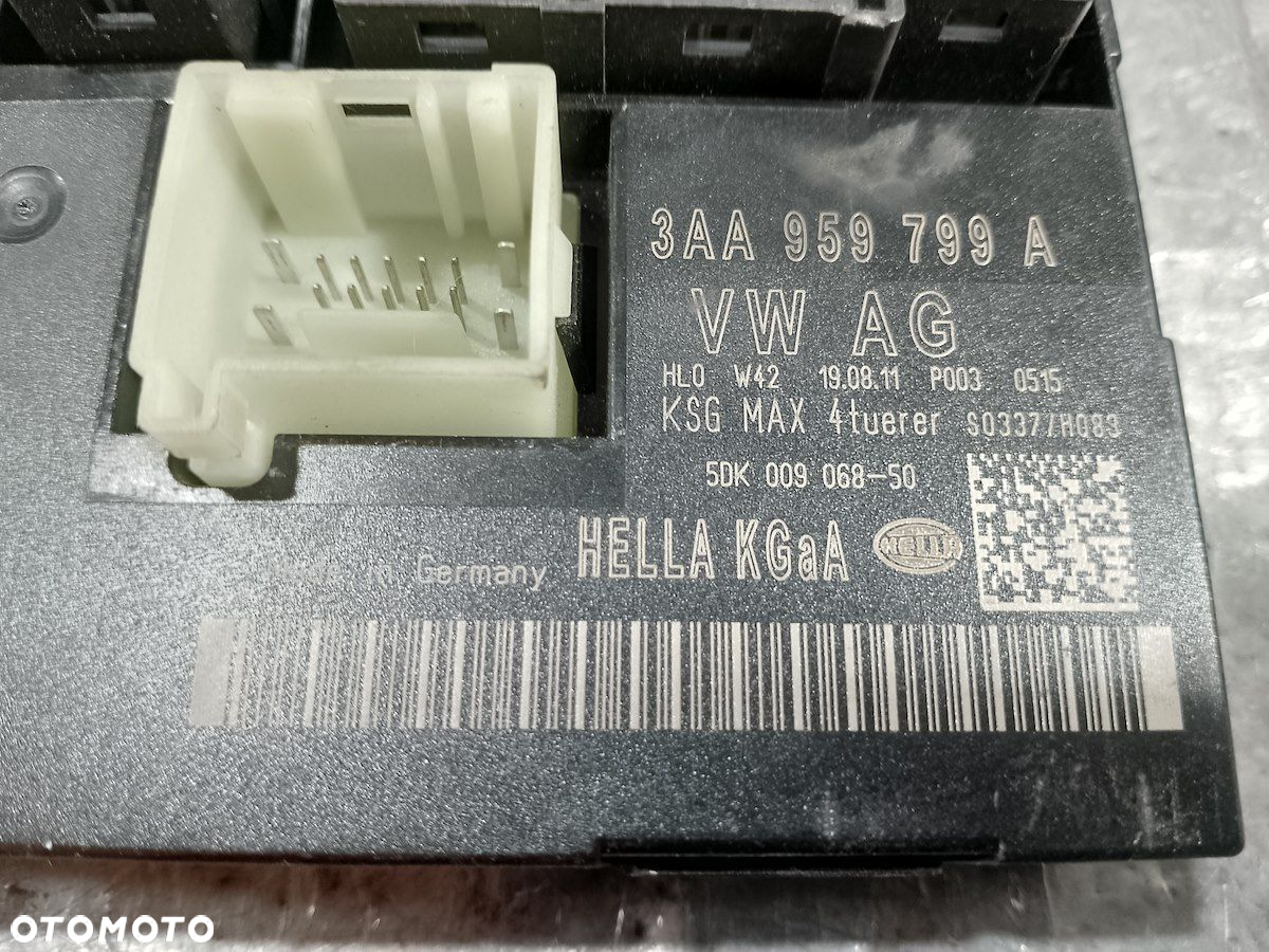 MODUŁ KOMFORTU VW PASSAT B7 3AA959799A 5DK009068-05 2.0 TDI - 4