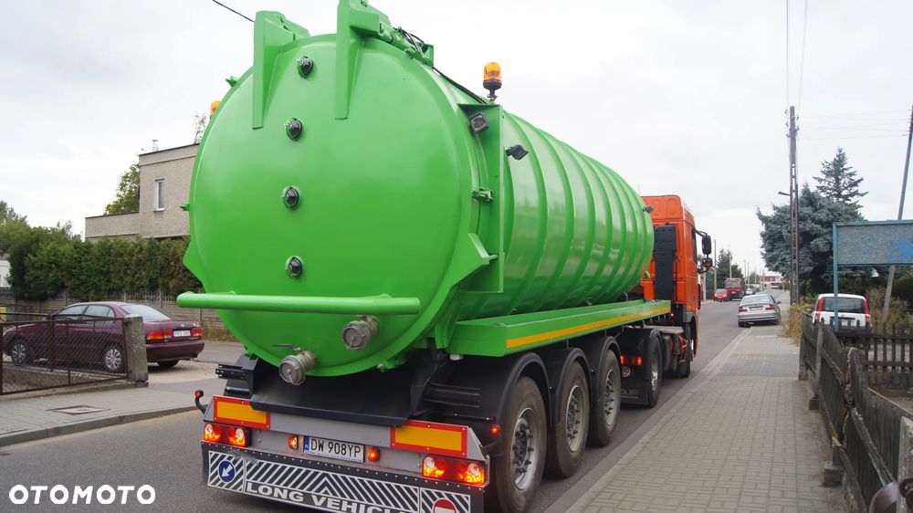 naczepa asenizacyjna ze zbiornikiem cysterna beczka zabudowa asenizacyjna - 3