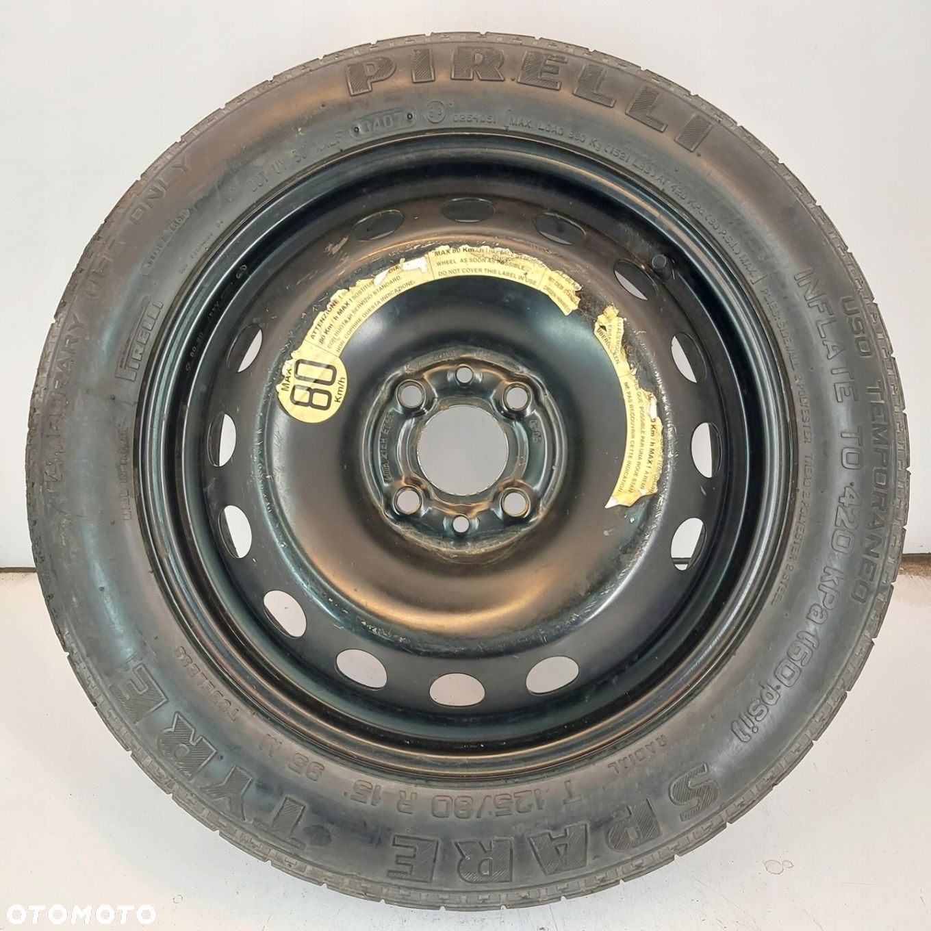 Koło dojazdowe Dojazdówka 15 4x98 Fiat 500 125/80R15 B1537 - 1