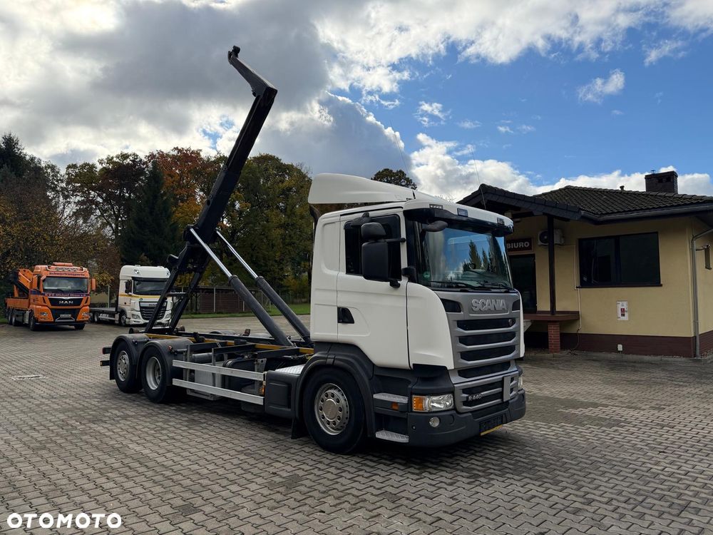 Scania R440 hakowiec, 6x2, MEILLER, pilot, 490 t.km.! - 1
