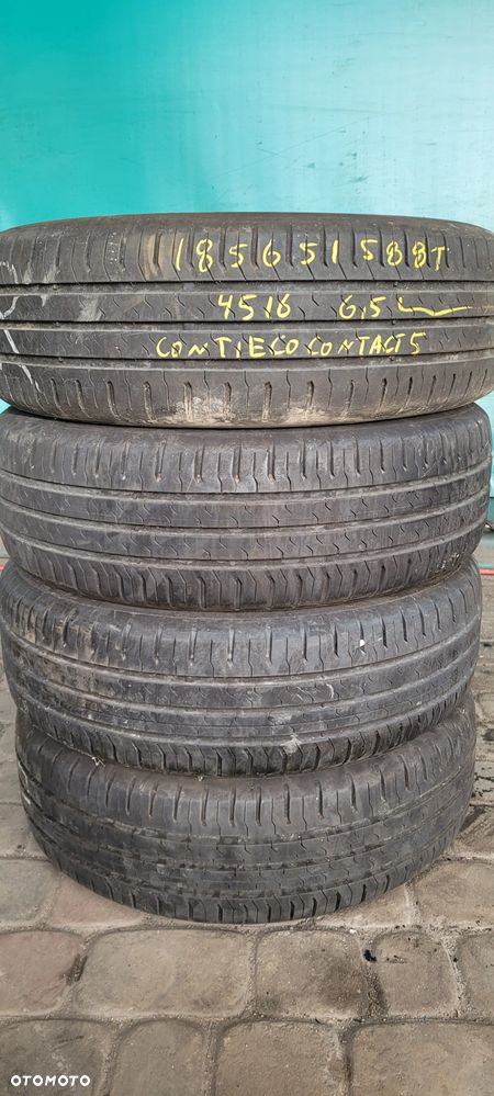 185/65R15 88T - ContiEcoContact 5 - Komplet 6.5mm - 1