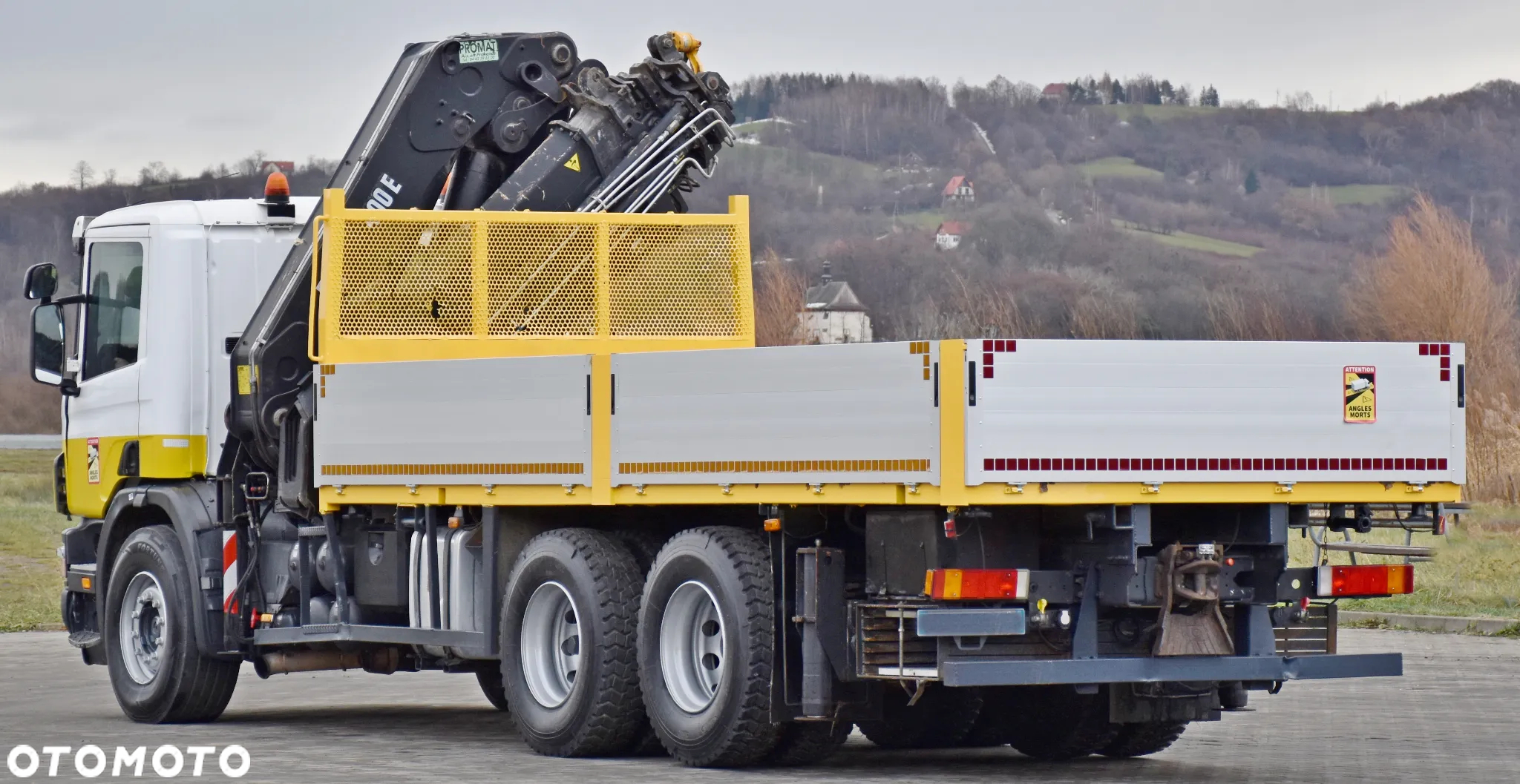 Scania 114 G 380 * SKRZYNIA 6,10 m * HIAB 400 E-6 * 6x4 - 7