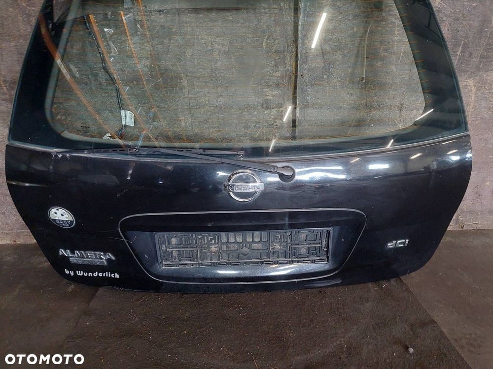 KOMPLETNY TYŁ KLAPA BAGAŻNIKA ZDERZAK TYŁ LAMPY NISSAN ALMERA TINO I GN0 - 9