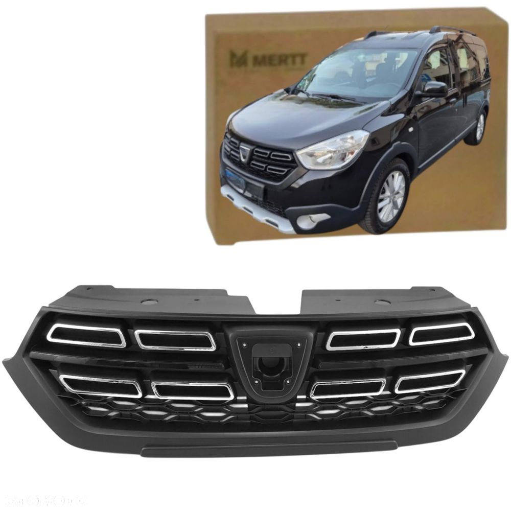 ATRAPA KRATKA GRILL CZARNY 623104154R DACIA LODGY DOKKER 2018- STEPWAY - 2