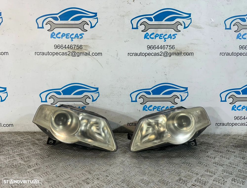 .Conjunto Oticas Farois Direita Esquerda Originais VW Volkswagen Passat B6 2005 - 2011 - 2