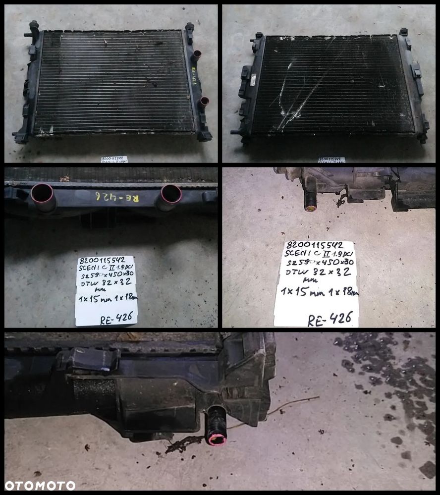 RENAULT CHŁODNICA WODY - 33