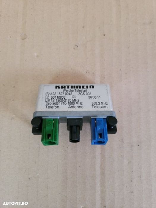 Amplificator Antena Mercedes ML GLE W166 X166 S Class W221 An 2011-2018 Cod A2218270042 - 1