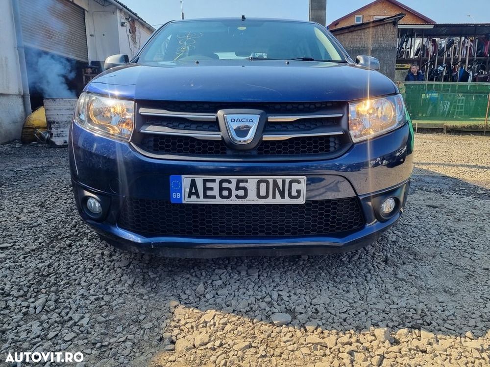 Bara fata Dacia Sandero 2 2012 - 2016 Bleu Cosmos TERPR (1472) Benzina model fara ... - 1