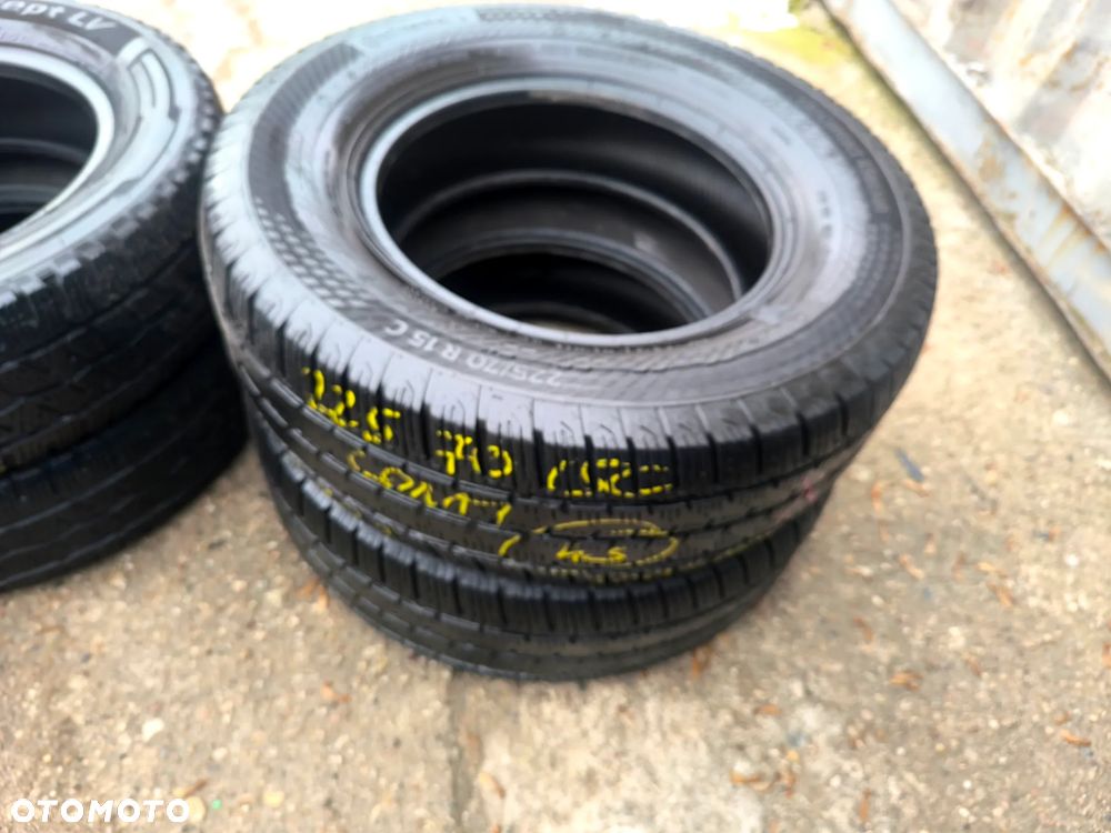 225/70R15C 15 C 112/110R Opony Całoroczne Wielosezonowe CONTINENTAL VanContact 4SEASON 23r. 225/70 ALU-RAD Legnica 6,5mm 4mm - 4