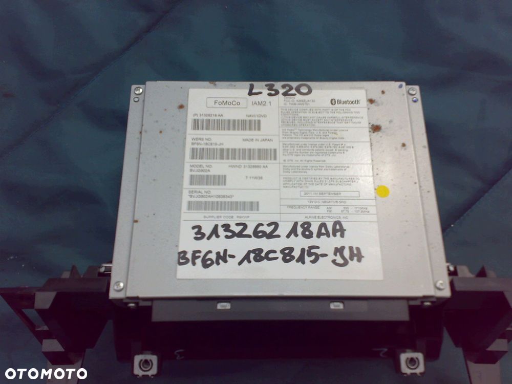 land range rover l320 lift 10-13 stacja napęd radia cd bf6n-18c815-jh - 2